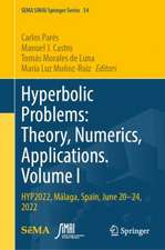 Hyperbolic Problems: Theory, Numerics, Applications. Volume I: HYP2022, Málaga, Spain, June 20–24, 2022