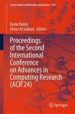 Proceedings of the Second International Conference on Advances in Computing Research (ACR’24)