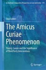 The Amicus Curiae Phenomenon: Theory, Causes and the Significance of Third Party Interventions