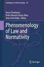 Phenomenology of Law and Normativity