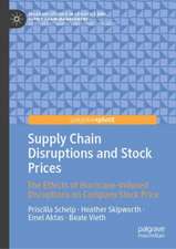 Supply Chain Disruptions and Stock Prices