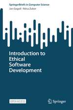 Introduction to Ethical Software Development