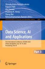 Data Science, AI and Applications