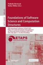 Foundations of Software Science and Computation Structures