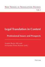 Legal Translation in Context