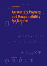 Aristotle's Powers and Responsibility for Nature