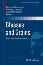 Glasses and Grains: Poincaré Seminar 2009