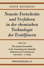 Erster Teil: Die neuesten Fortschritte in der Anwendung der Farbstoffe: Hilfsmittel in der Textilindustrie