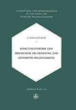 Schaltungstheorie und Messtechnik des Dezimeter- und Zentimeterwellengebietes