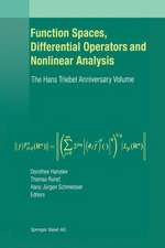 Function Spaces, Differential Operators and Nonlinear Analysis: The Hans Triebel Anniversary Volume