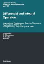 Differential and Integral Operators: International Workshop on Operator Theory and Applications, IWOTA 95, in Regensburg, July 31-August 4, 1995