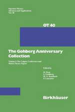 The Gohberg Anniversary Collection: Volume I: The Calgary Conference and Matrix Theory Papers