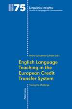 English Language Teaching in the European Credit Transfer System