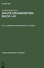 Chronische Krankheiten III¿V. Indizes