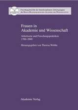 Frauen in Akademie und Wissenschaft