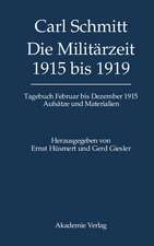 Die Militärzeit 1915 bis 1919: Tagebuch Februar bis Dezember 1915. Aufsätze und Materialien