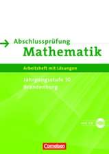 Abschlussprüfung Mathematik Sekundarstufe I. Brandenburg 10. Schuljahr (Prüfung). Arbeitsheft mit CD-ROM