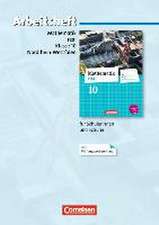 Mathematik real 10. Schuljahr. Arbeitsheft mit eingelegten Lösungen. Differenzierende Ausgabe Nordrhein-Westfalen