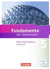 Fundamente der Mathematik 01. Schülerbuch Gymnasium Baden-Württemberg