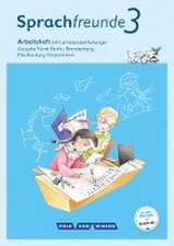 Sprachfreunde 3. Schuljahr. Arbeitsheft Schulausgangsschrift. Ausgabe Nord