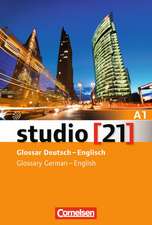 studio 21 Grundstufe A1: Gesamtband. Vokabeltaschenbuch Deutsch-Englisch