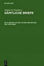 Briefe aus den Jahren 1820 bis 1822 (Nr. 5370-5838)