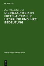 Die Metaphysik im Mittelalter. Ihr Ursprung und ihre Bedeutung: Vorträge des II. Internationalen Kongresses für mittelalterliche Philosophie, Köln 31.8.-6.9.1961. Im Auftrag der Société Internationale pour l'Etude de la Philosophie Médiévale