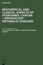 Cancer - Immunology - Metabolic Diseases: Proceedings First Winter Workshop on Pteridines, March 7-10, 1982, St. Christoph, Arlberg, Austria