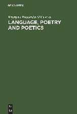 Language, Poetry and Poetics: The Generation of the 1890s: Jakobson, Trubetzkoy, Majakovskij. Proceedings of the First Roman Jakobson Colloquium, at the Massachusetts Institute of Technology, October 5–6, 1984