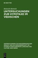 Untersuchungen zur Hypotaxe im Vedischen