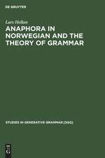 Anaphora in Norwegian and the Theory of Grammar