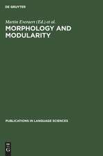 Morphology and Modularity