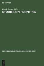 Studies on Fronting