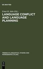 Language Conflict and Language Planning