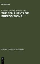 The Semantics of Prepositions: From Mental Processing to Natural Language Processing