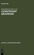 Constraint Grammar: A Language-Independent System for Parsing Unrestricted Text