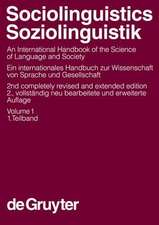 Sociolinguistics / Soziolinguistik. Volume 1