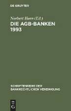 Die AGB-Banken 1993