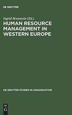 Human Resource Management in Western Europe