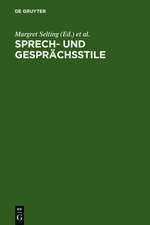 Sprech- und Gesprächsstile