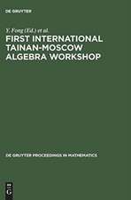 First International Tainan-Moscow Algebra Workshop: Proceedings of the International Conference held at National Cheng Kung University Tainan, Taiwan, Republic of China, July 23 - August 22, 1994