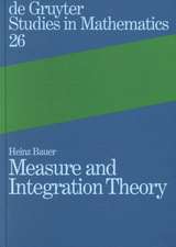 Measure and Integration Theory