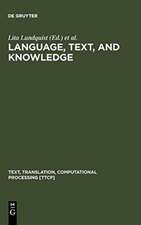 Language, Text, and Knowledge: Mental Models of Expert Communication