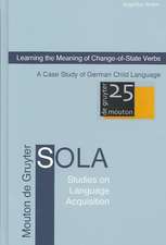 Learning the meaning of change-of-state verbs: A case study of German child language