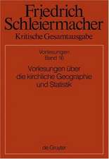 Vorlesungen über die kirchliche Geographie und Statistik