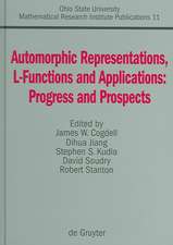 Automorphic Representations, L-Functions and Applications: Progress and Prospects: Proceedings of a conference honoring Steve Rallis on the occasion of his 60th birthday, The Ohio State University, March 27-30, 2003