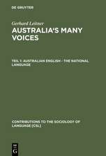 Australian English - The National Language