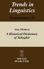 A Historical Dictionary of Yukaghir