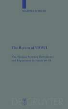 The Return of YHWH: The Tension between Deliverance and Repentance in Isaiah 40–55