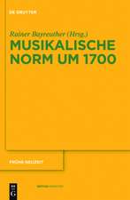 Musikalische Norm um 1700